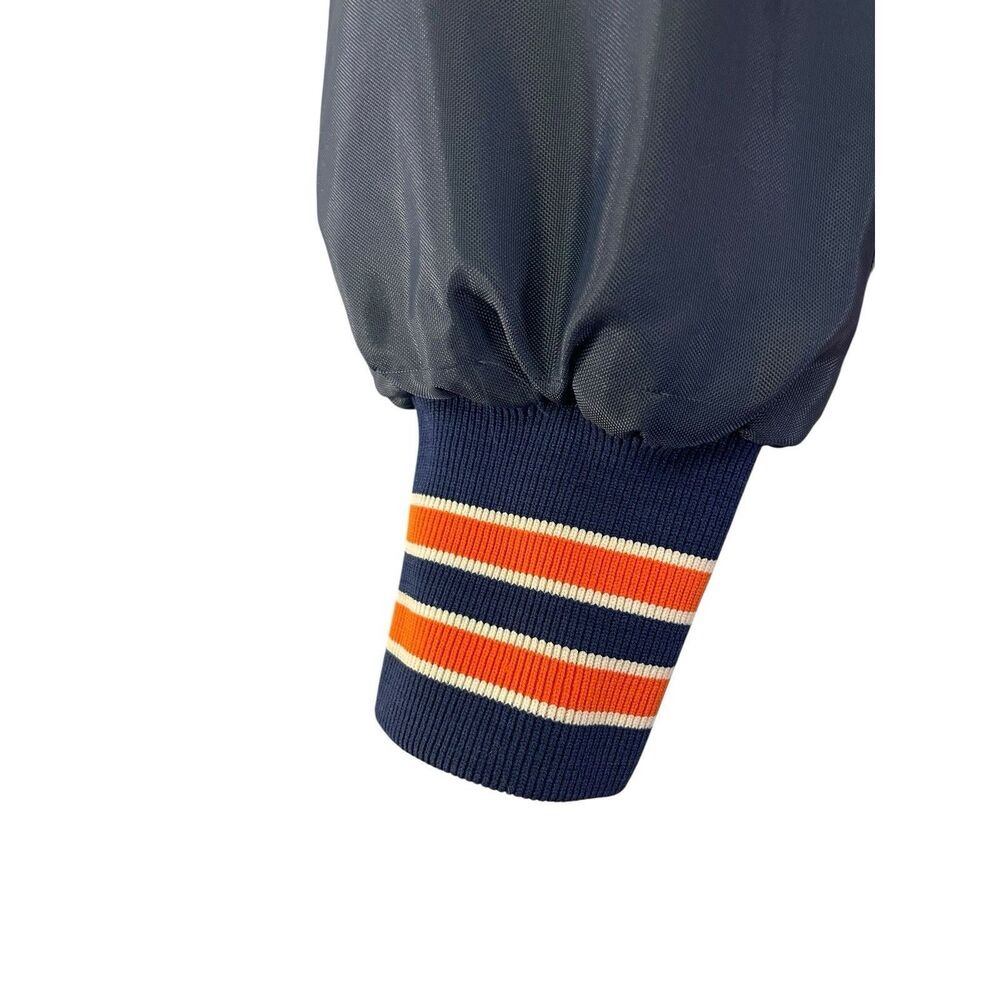 Vintage 80s Illinois Fighting Illini Jacket Full Zip Blue Youth L - U of I - USA - Picture 11 of 14